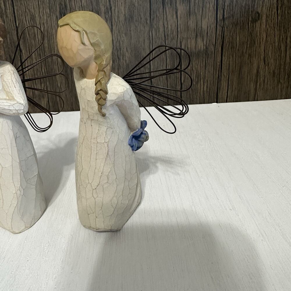 Willow Tree Angel Figurines Thank You Just For You Lot of 2 Demdaco Susan Lordi - Picture 3 of 6